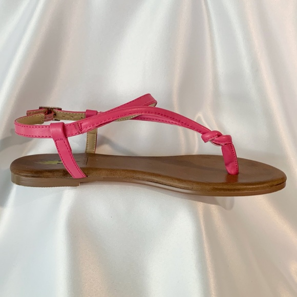 Volatile Hot Pink Strappy Sandals - Size 7 - Picture 7 of 9
